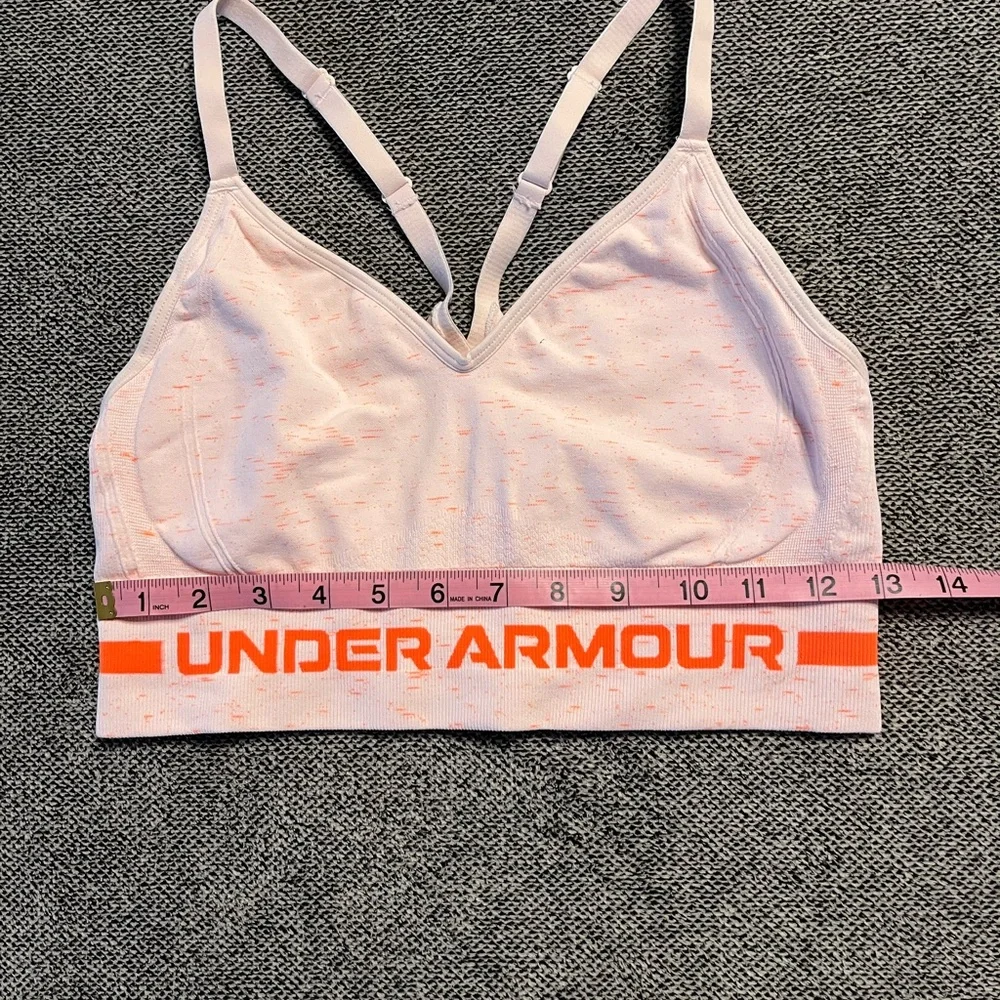 Under Armor Women's Light Pink Sports Bra - Picture 3 of 5
